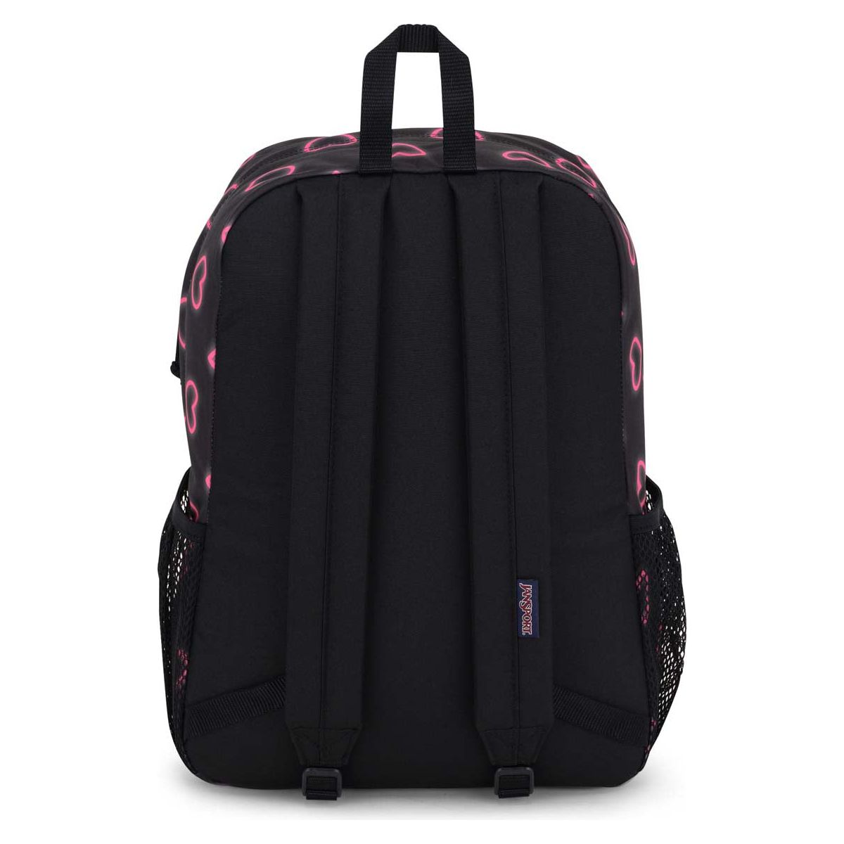 Sac à dos Jansport Doubleton - Happy Hearts Noir