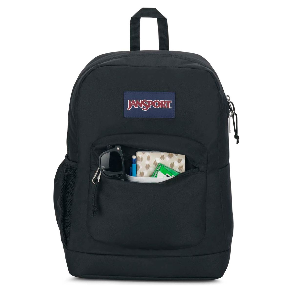 Sac à dos pour ordinateur portable JanSport Cross Town Plus - Noir