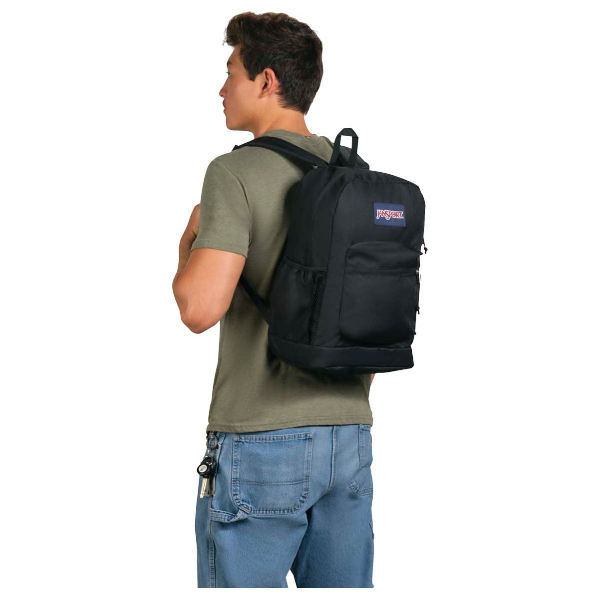 Sac à dos pour ordinateur portable JanSport Cross Town Plus - Noir