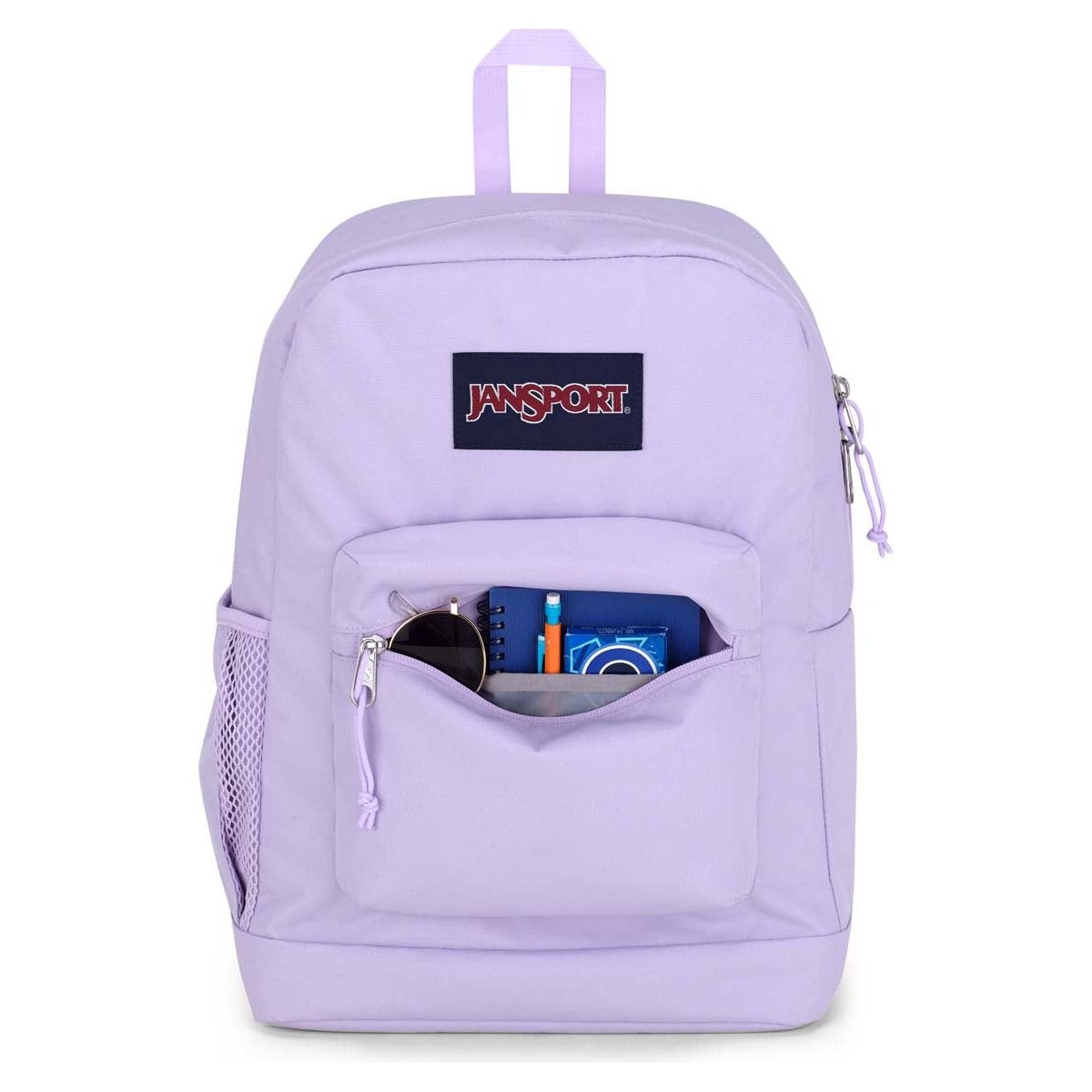 Sac à dos pour ordinateur portable JanSport Cross Town Plus - Lilas pastel