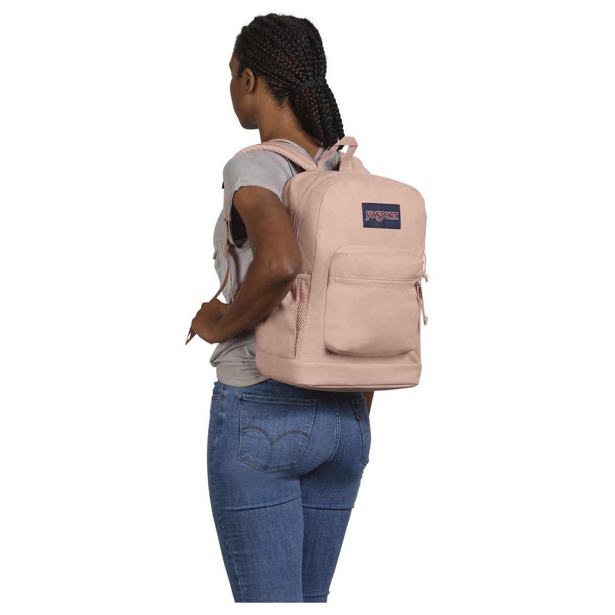 Sac à dos pour ordinateur portable JanSport Cross Town Plus - Misty Rose