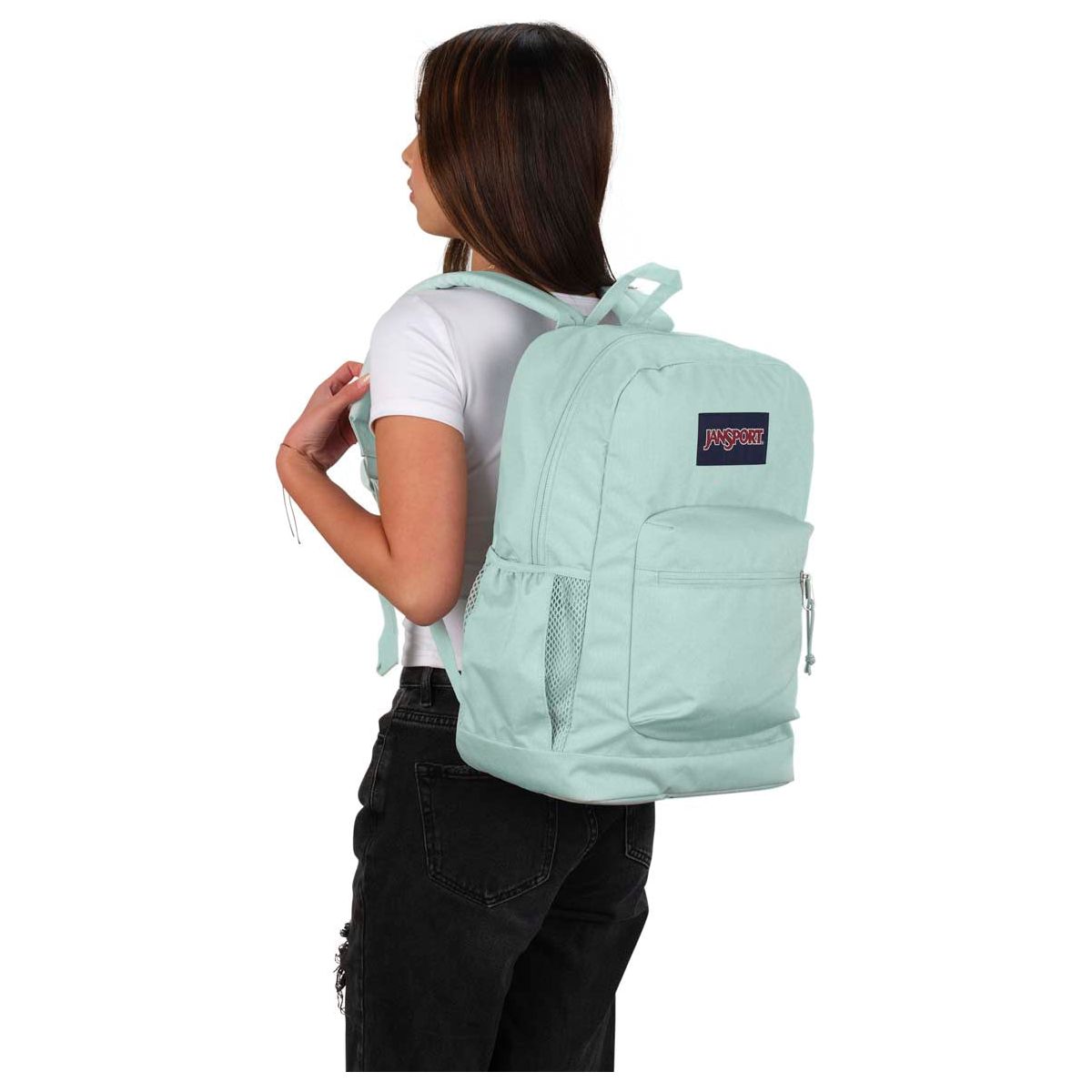 Sac à dos pour ordinateur portable JanSport Cross Town Plus - Menthe fraîche