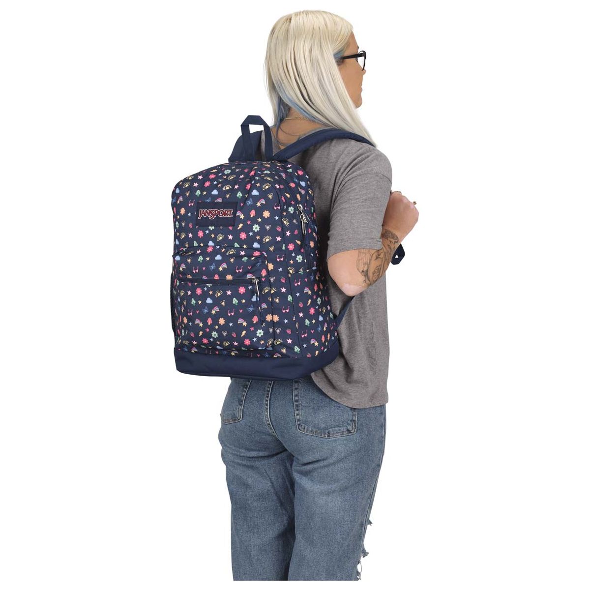 Sac à dos pour ordinateur portable JanSport Cross Town Plus - Une tranche de plaisir