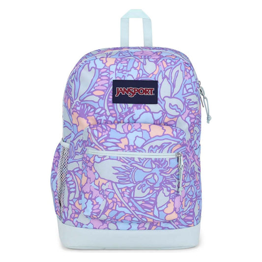 JanSport Cross Town Plus - Lilas Pastel Floral Fluide