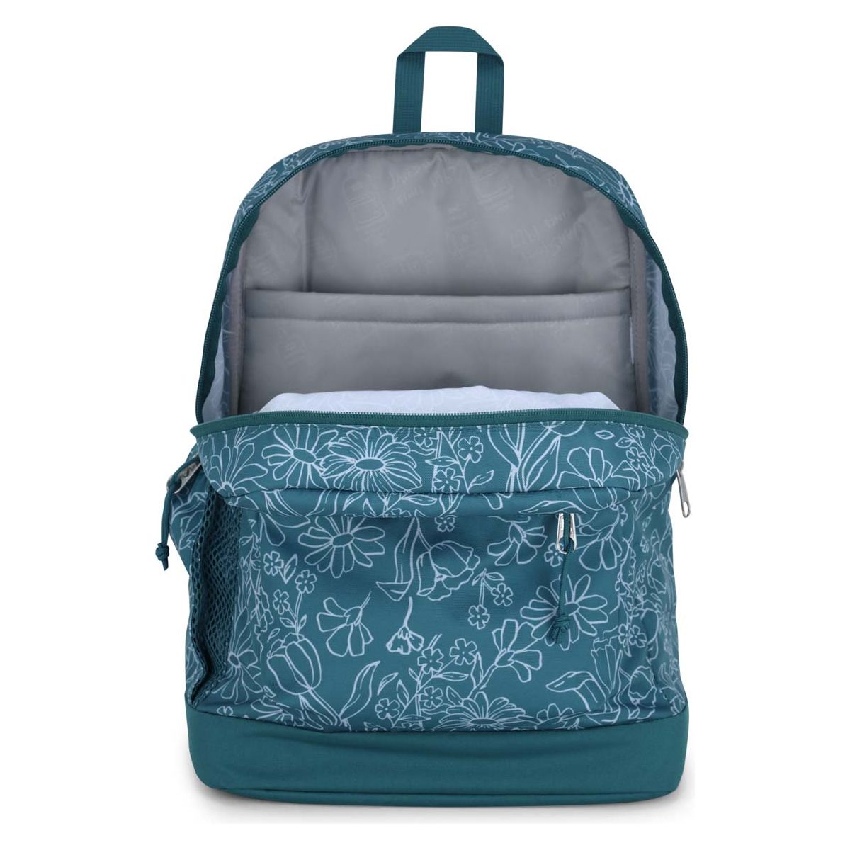 Sac à dos pour ordinateur portable JanSport Cross Town Plus - Delightful Daisies Green