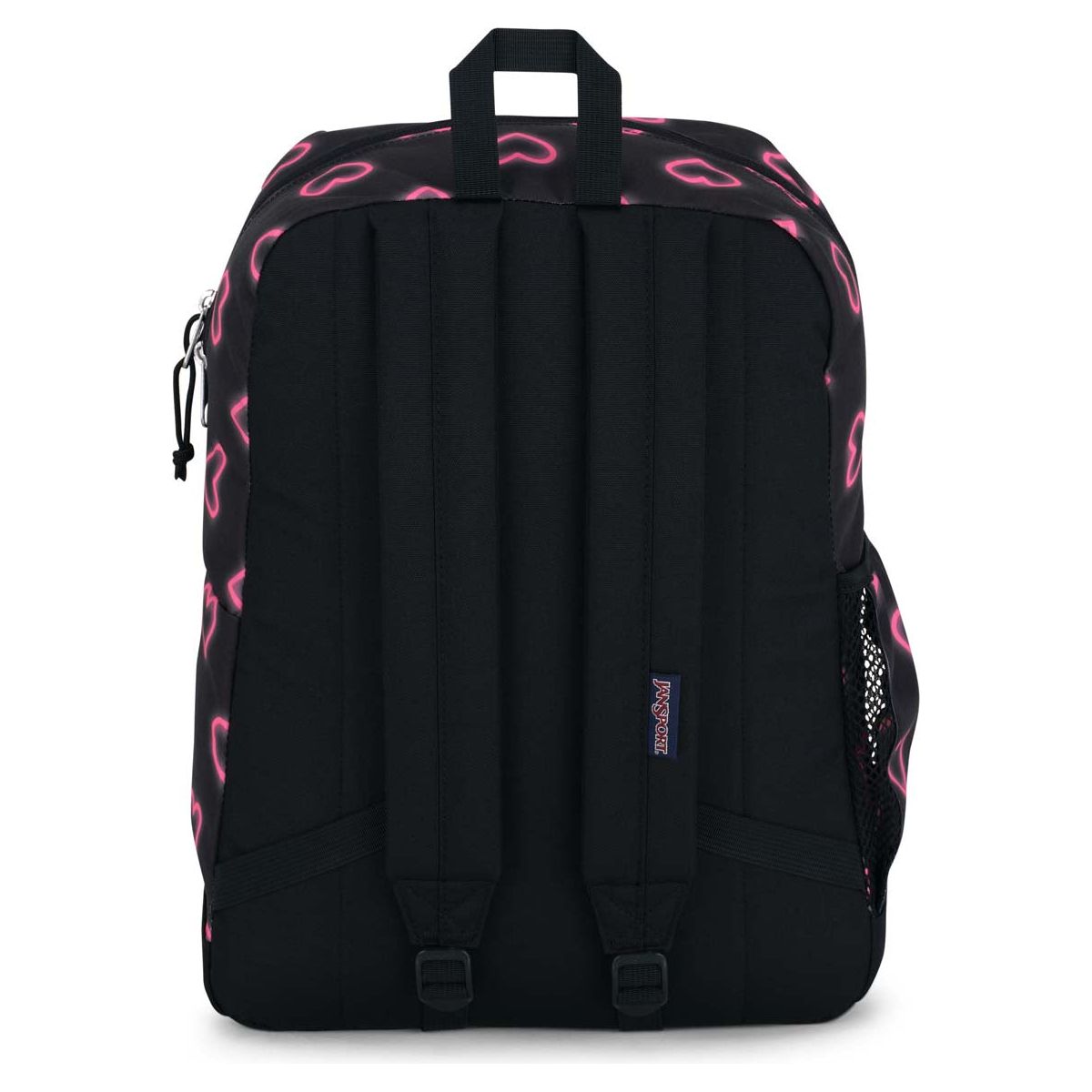 Sac à dos pour ordinateur portable JanSport Cross Town Plus - Happy Hearts Black