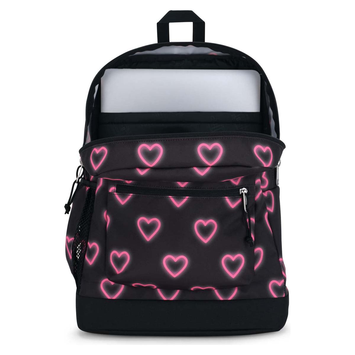 Sac à dos pour ordinateur portable JanSport Cross Town Plus - Happy Hearts Black