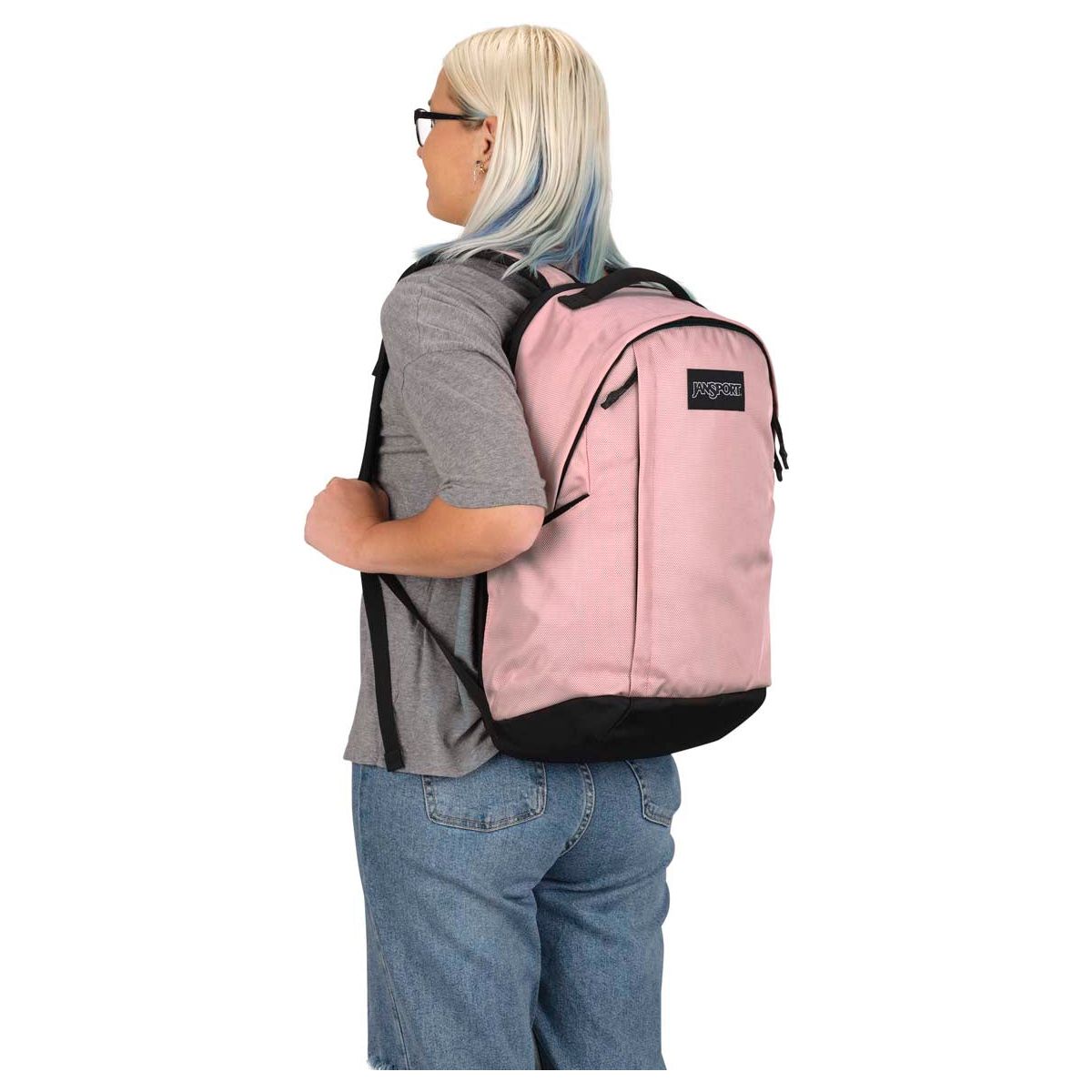 Sac Station JanSport - Rose Brume