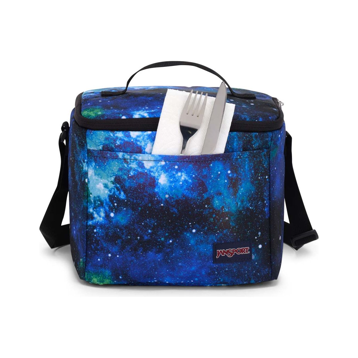 JanSport Super Snack Lunch Bag Cyberspace Galaxy MouraCuir