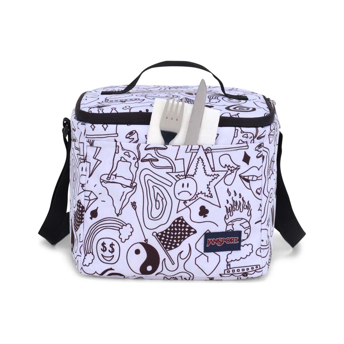 JanSport Super Snack Lunch Bag - Diffusion cassée