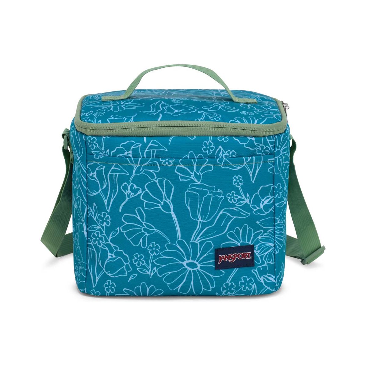 JanSport Super Snack Sac à déjeuner – Délicieuses marguerites vertes