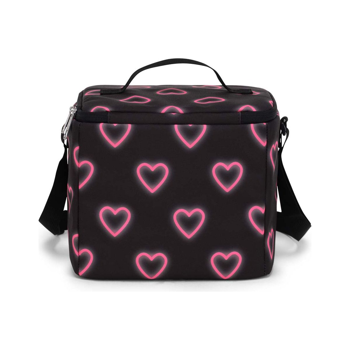 JanSport Super Snack Sac à Lunch - Happy Hearts Noir