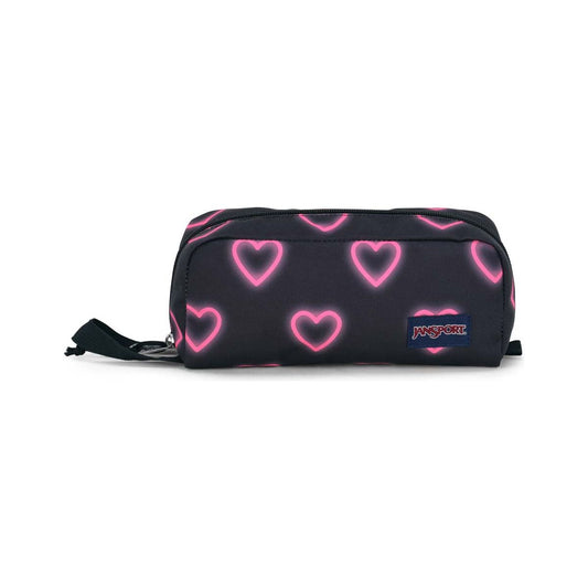 JansSport Perfect Pouch - Happy Hearts Black