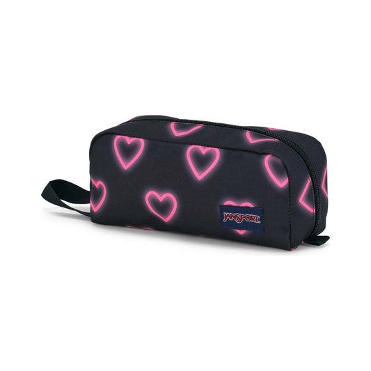 JansSport Perfect Pouch - Happy Hearts Black