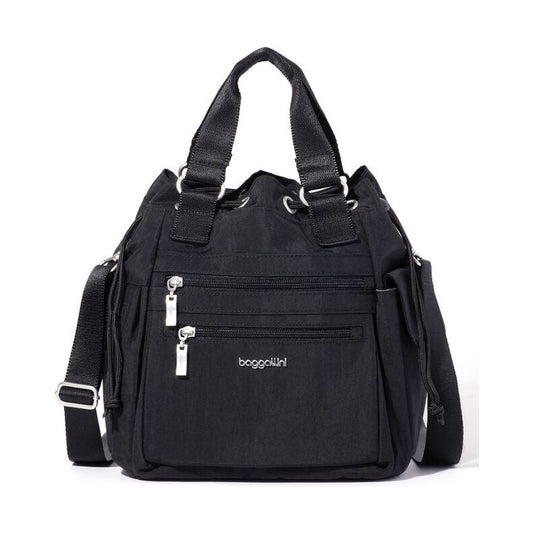 Baggallini Modern Everywhere Drawstring Bag - Black