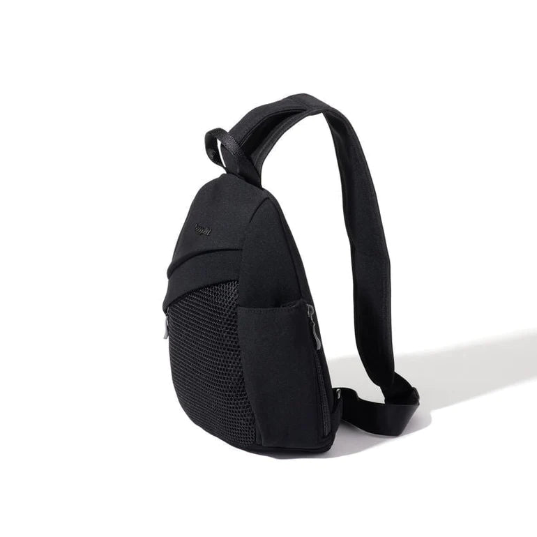 Baggallini Medium Sling Bag - Black Neoprene