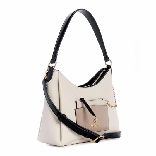 Nine West Maverick Top Zip Shoulder Bag - Milk Multi