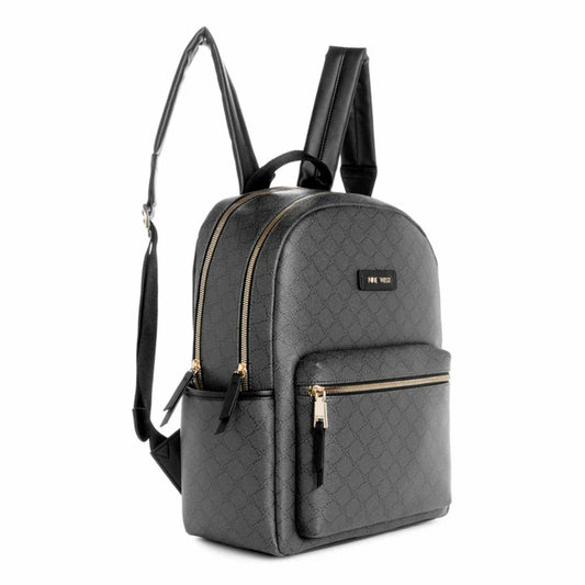 Nine West Bryon Tech Laptop Backpack - Onyx Logo