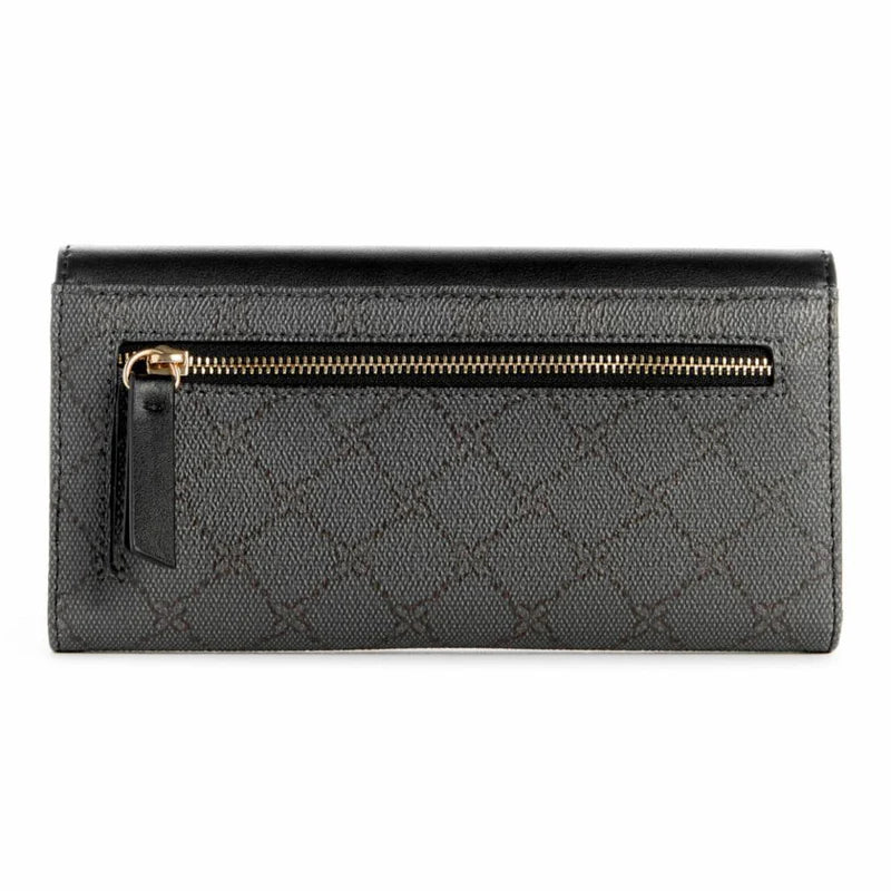 Nine West Lockup 9 SLG Check Wallet - Onyx Logo