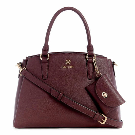 Nine West Siera Satchel - Merlot