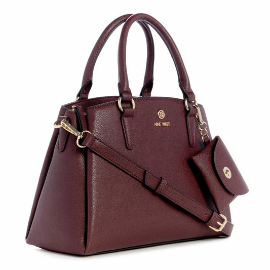 Nine West Siera Satchel - Merlot