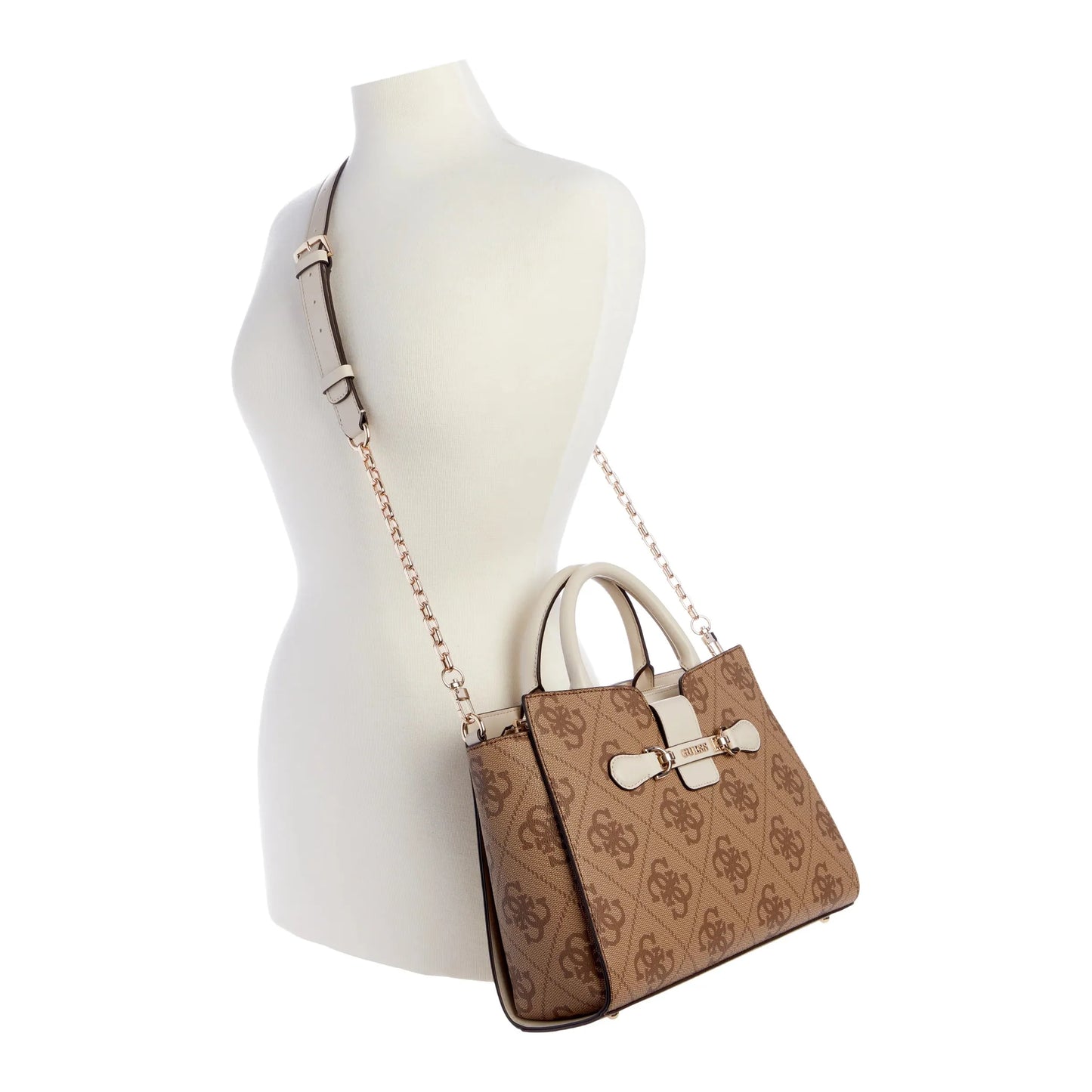 Guess Nolana Girlfriend Satchel - Latte/bone