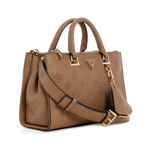 Guess Cresidia Status Satchel - Taupe foncé