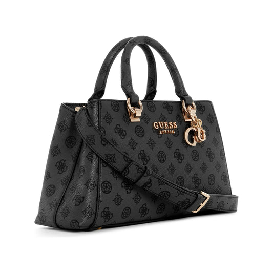 Guess Evelune Girlfriend Satchel - Charcoal Logo