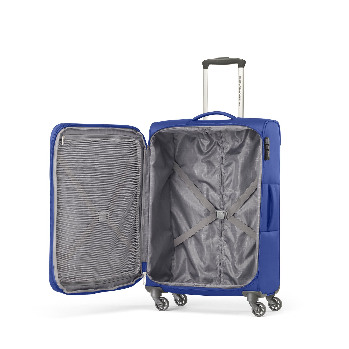 American Tourister Bayview NXT Valise Spinner Moyenne - Bleu Impérial