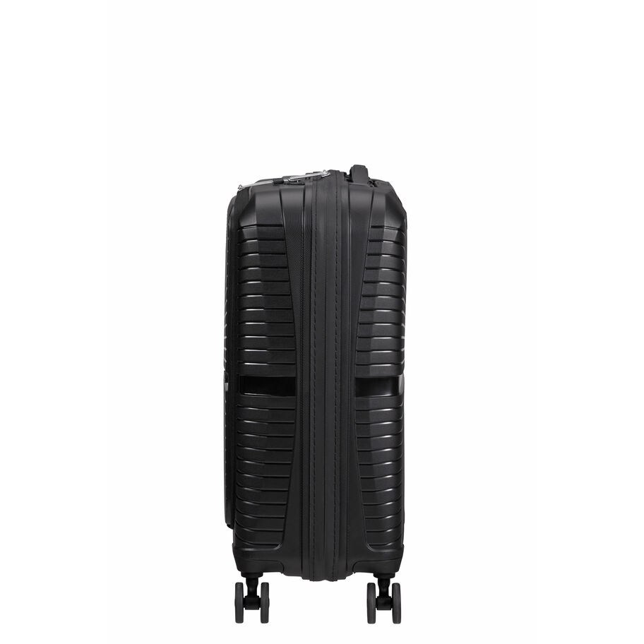 Sac à main rigide à chargement frontal Airconic d'American Tourister - Noir onyx