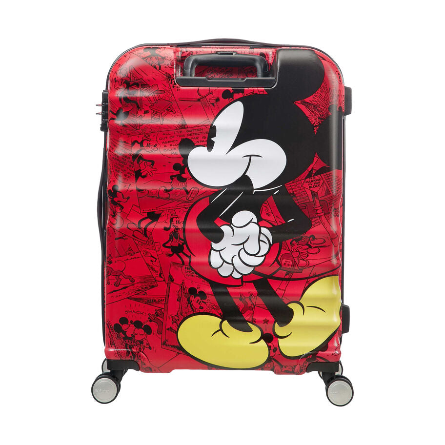 American Tourister Disney Wavebreaker Hardside Medium Luggage - Mickey Comics Red