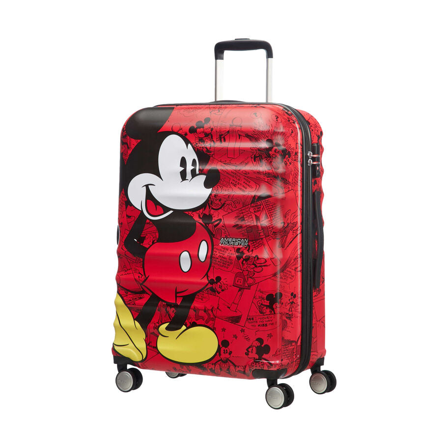 American Tourister Disney Wavebreaker Hardside Medium Luggage - Mickey Comics Red