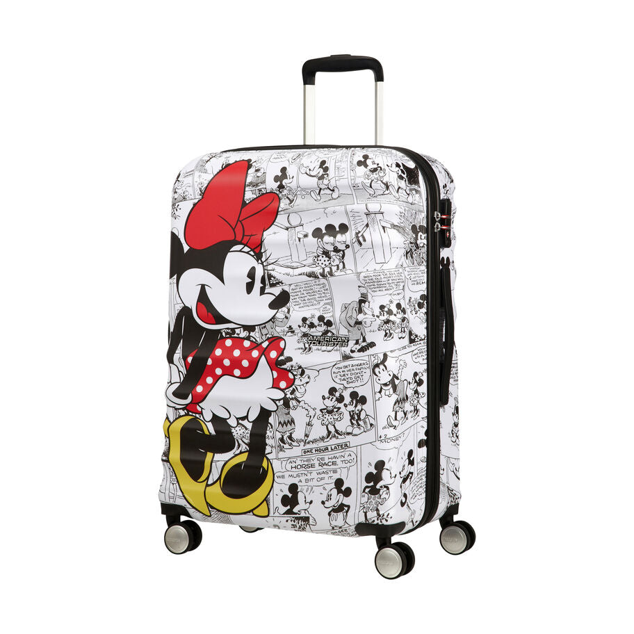 American Tourister Disney Wavebreaker Hardside Carry-On Luggage - Minnie Comics White