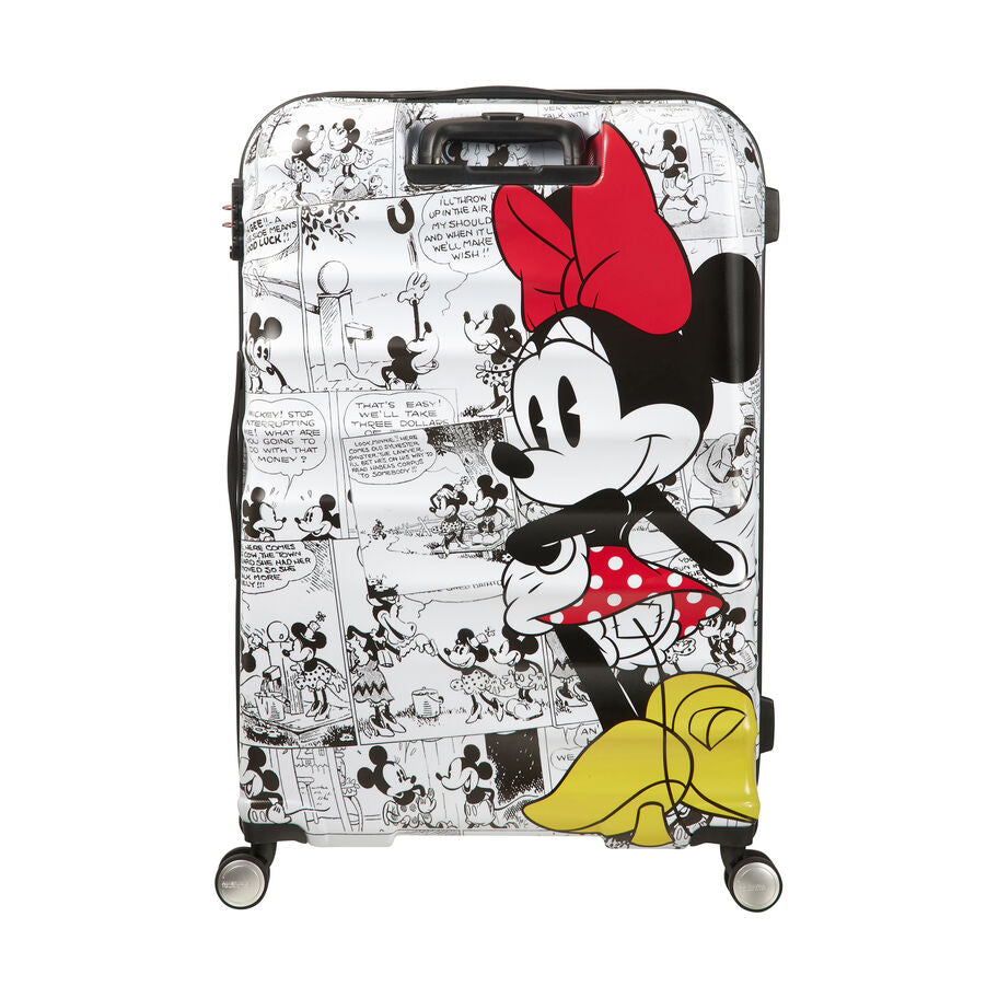 American Tourister Disney Wavebreaker Hardside Carry-On Luggage - Minnie Comics White