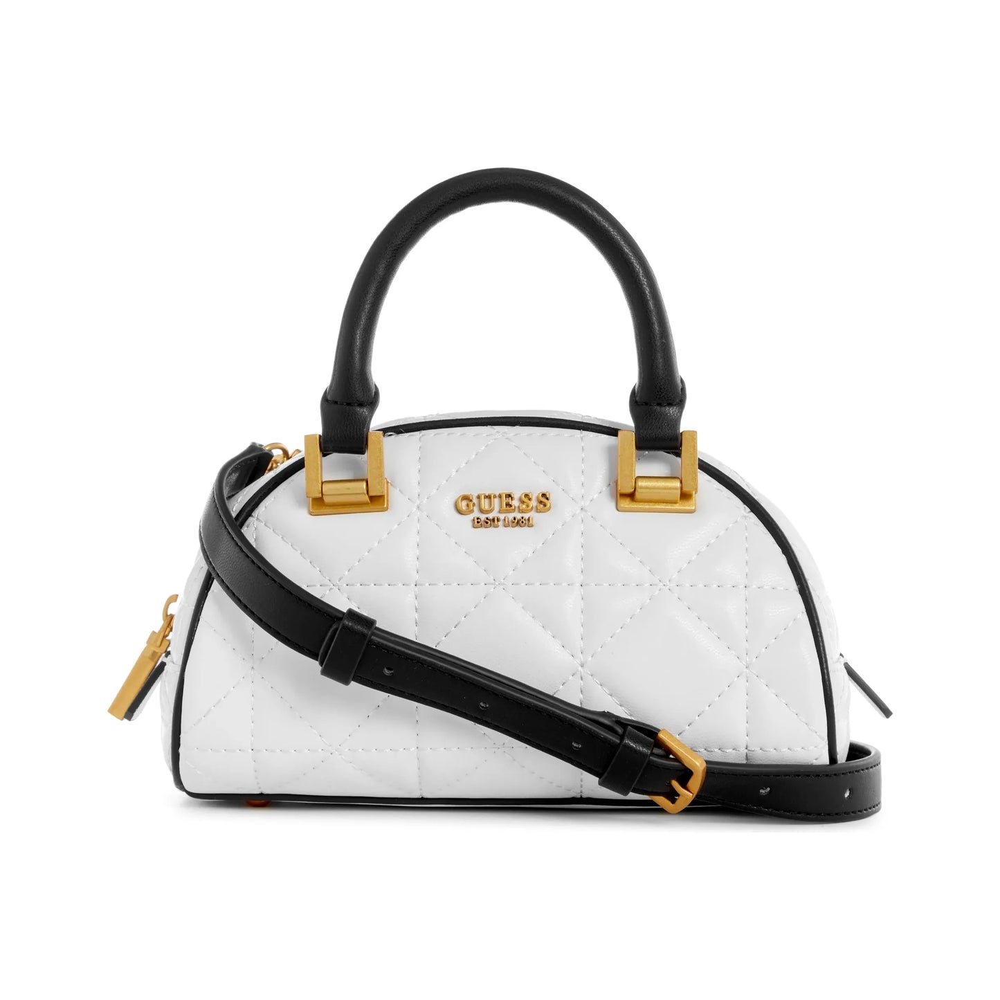 Guess Mildred Mini Bowler Sac à bandoulière - Blanc