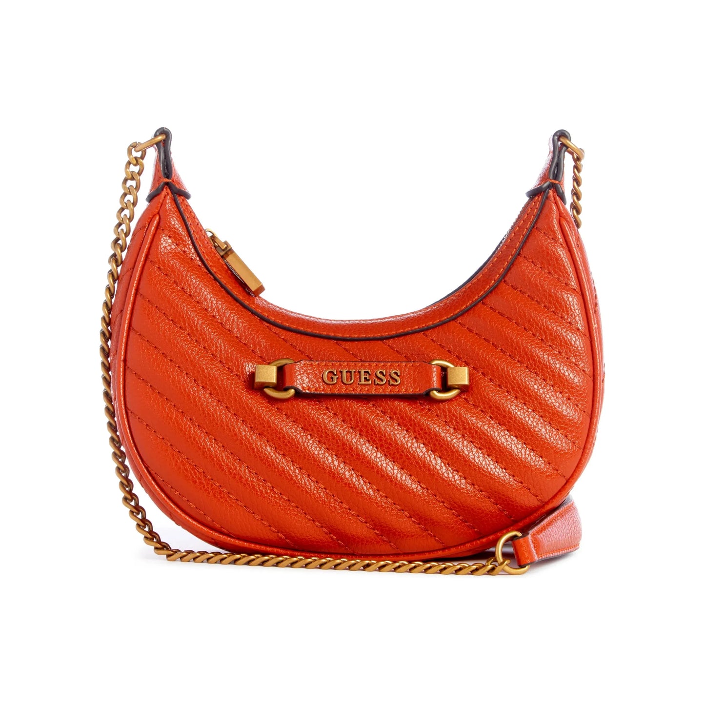 Guess Sela Mini Crossbody Hobo - Ginger