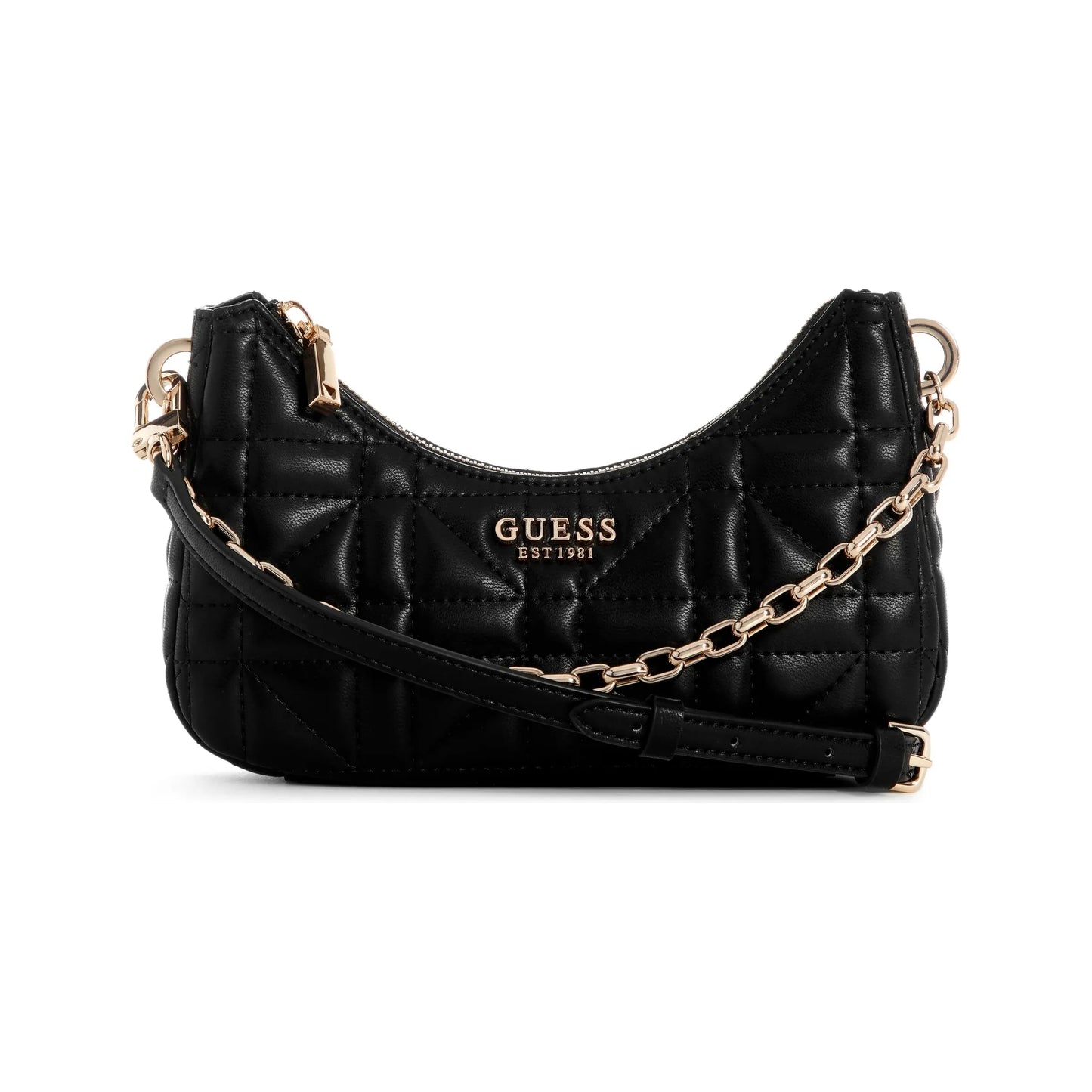 Guess Assia Mini Sac à Bandoulière Zippé