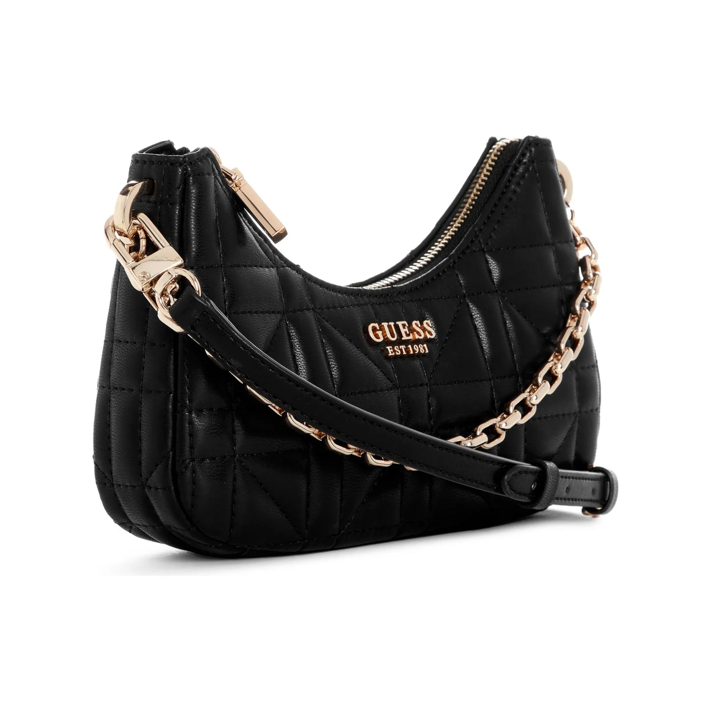 Guess Assia Mini Sac à Bandoulière Zippé