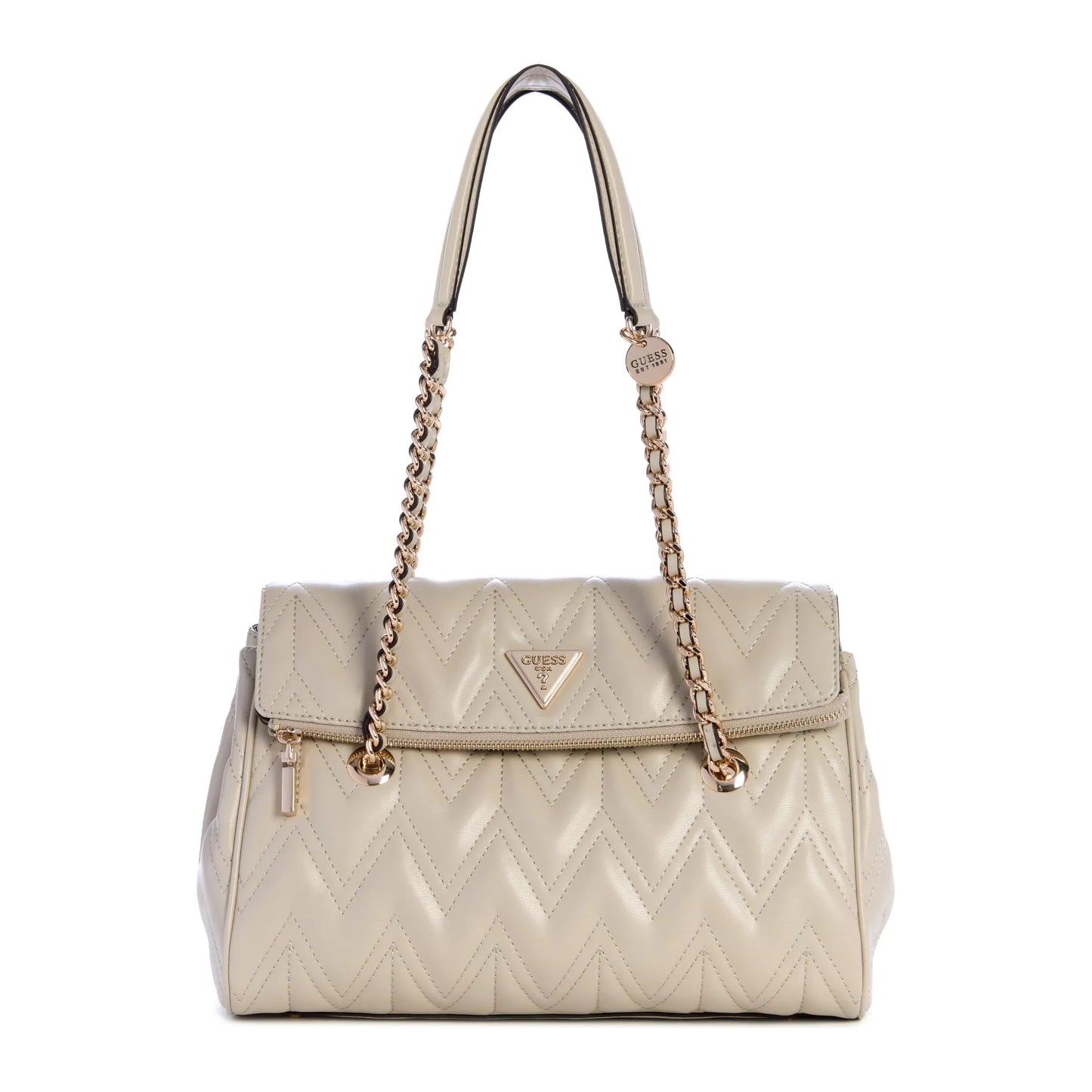 Guess Eda 3 Compartiments Sacoche - Taupe