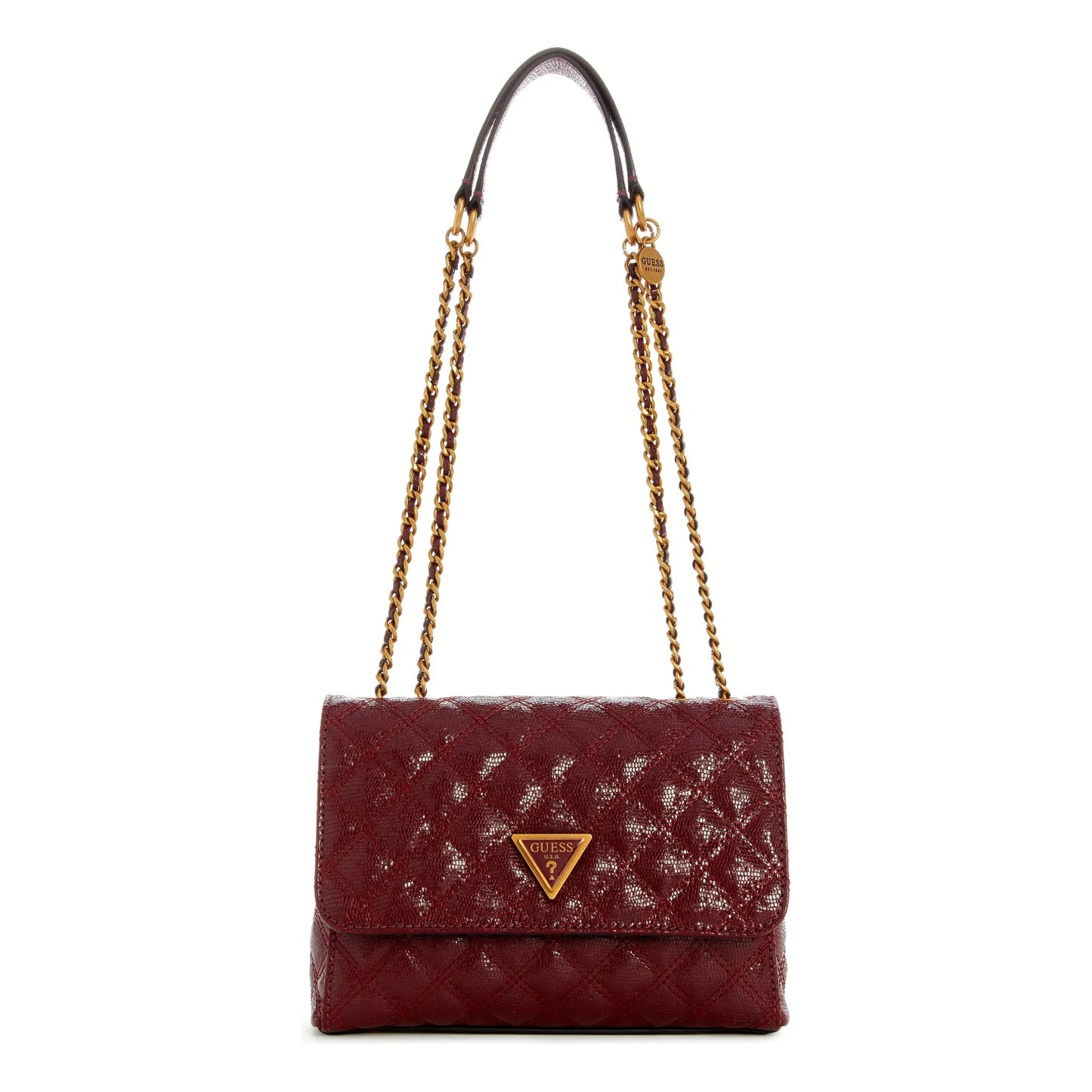 Guess Giully 2 Comp Convertible Flap - Bordeaux