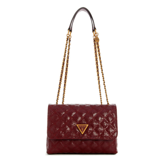 Guess Giully 2 Comp Convertible Flap - Bordeaux