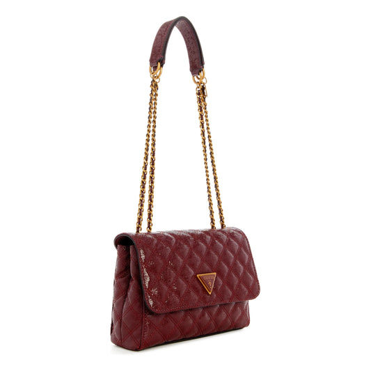 Guess Giully 2 Comp Convertible Flap - Bordeaux