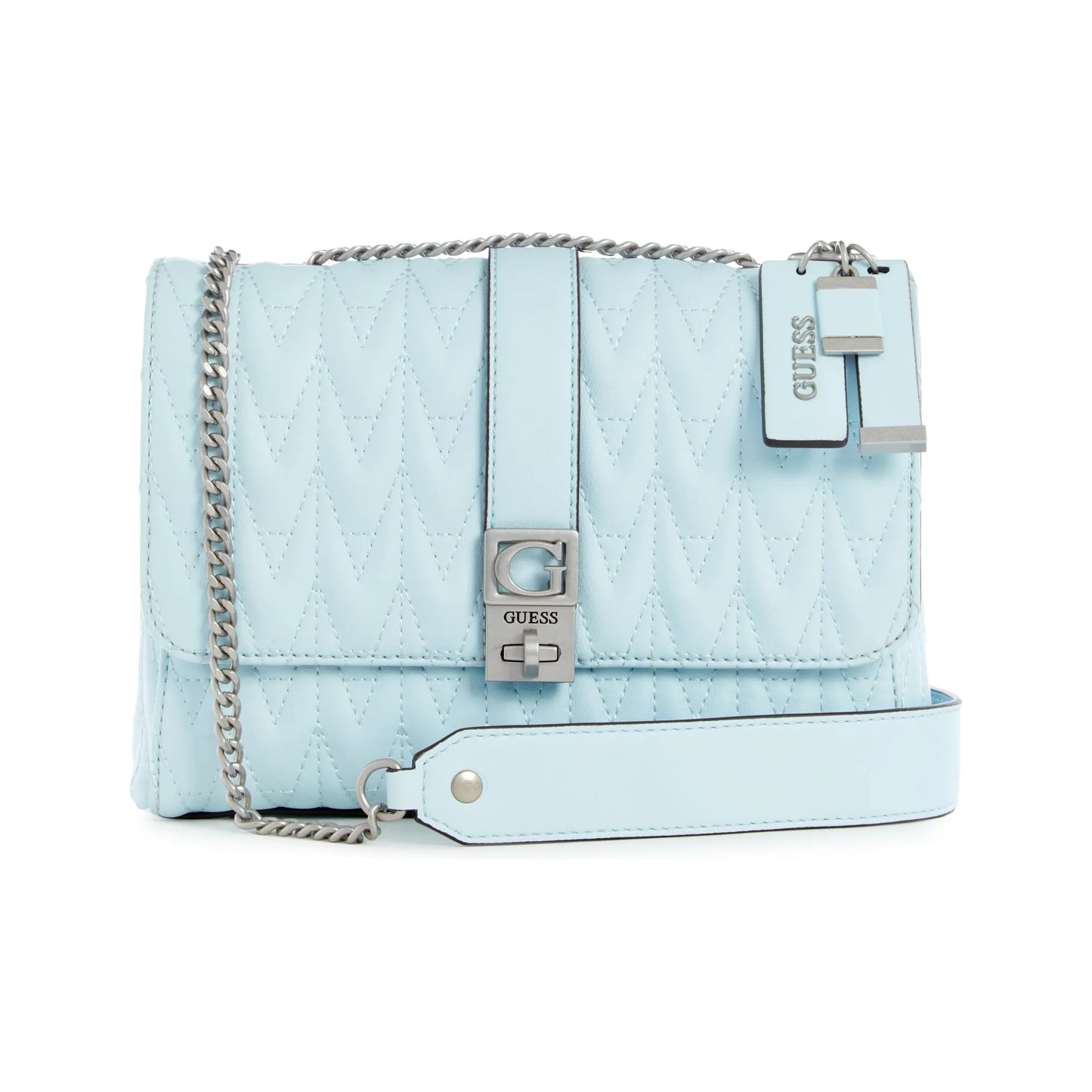 Guess Regilla Sac à Bandoulière Convertible à Rabat - Bleu Glace