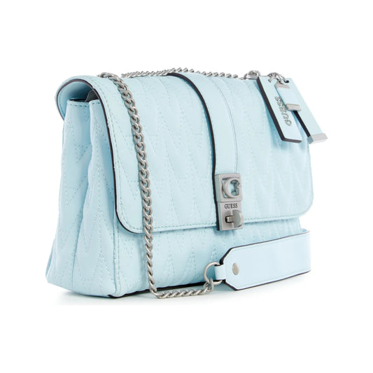 Guess Regilla Sac à Bandoulière Convertible à Rabat - Bleu Glace