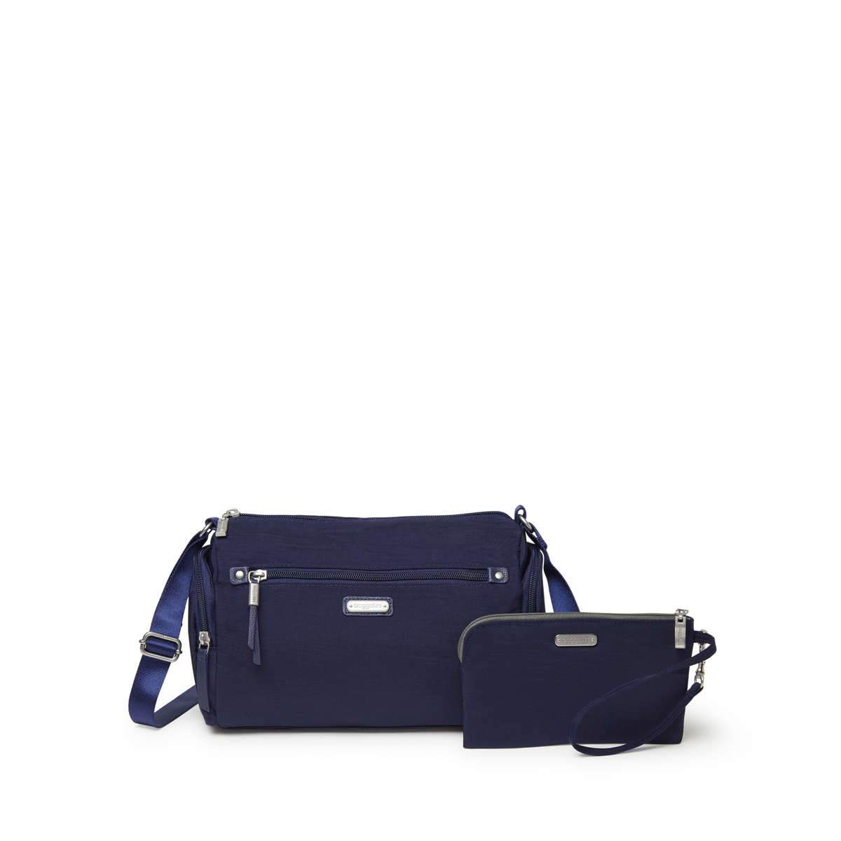 Baggallini Road Trip Hobo With RFID Phone Wristlet