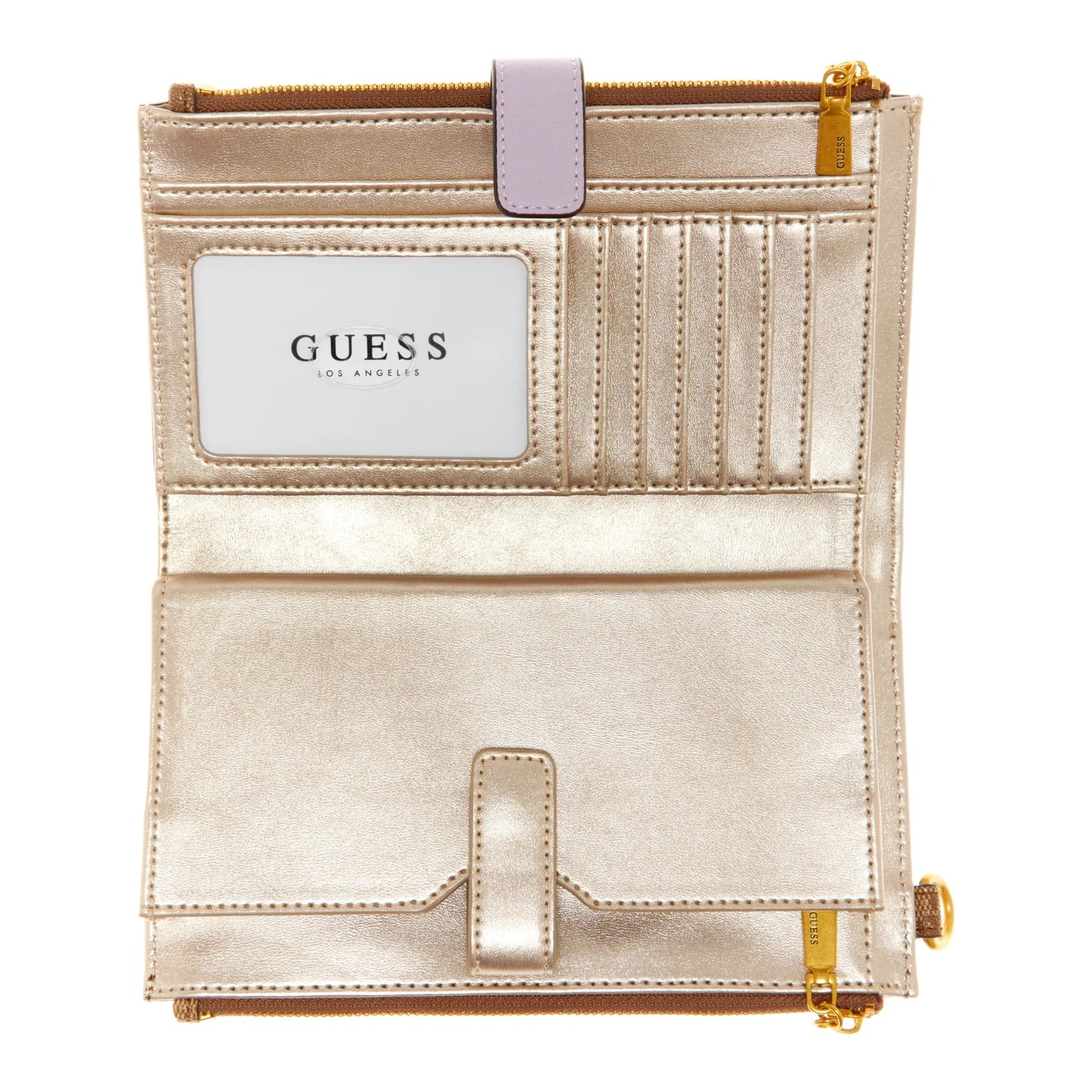 Portefeuille organisateur Guess Laurel à double fermeture éclair