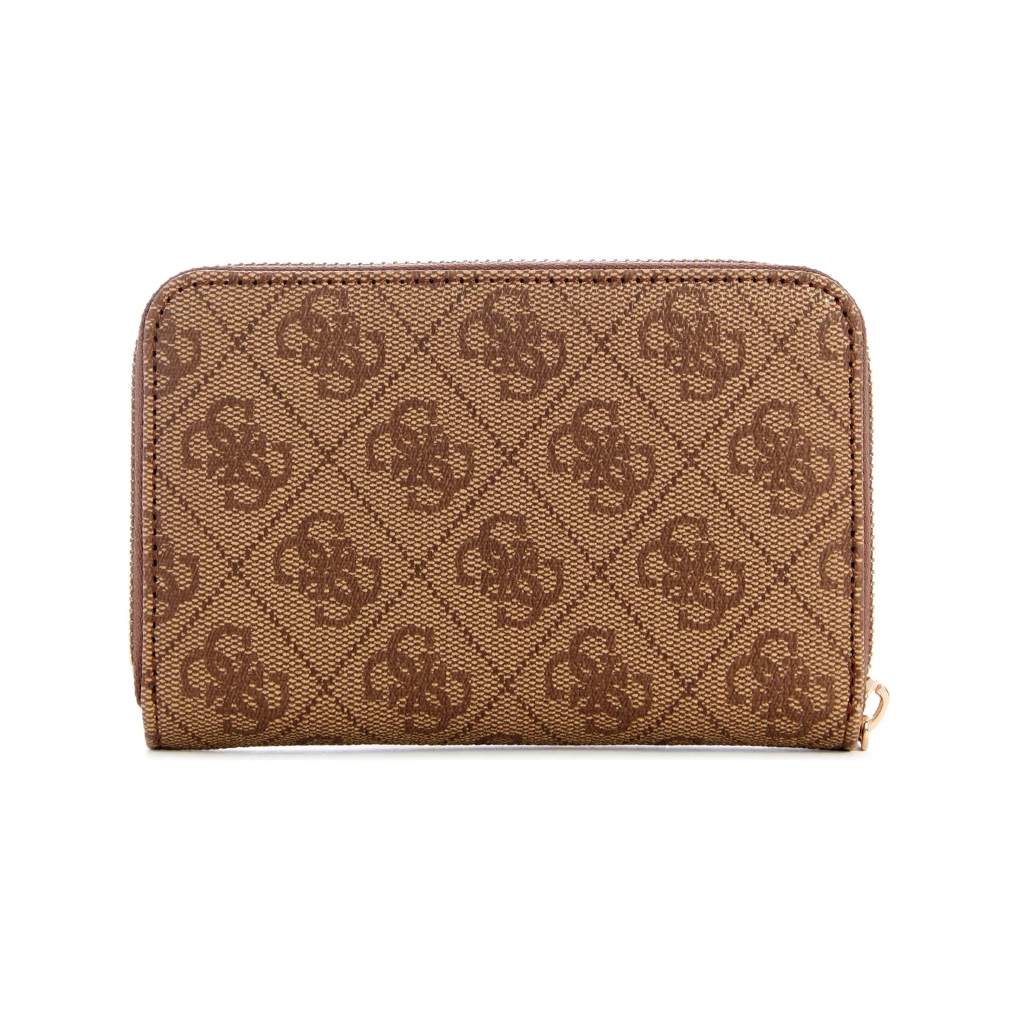 Guess Laurel SLG Medium Zip Around - Latte Logo