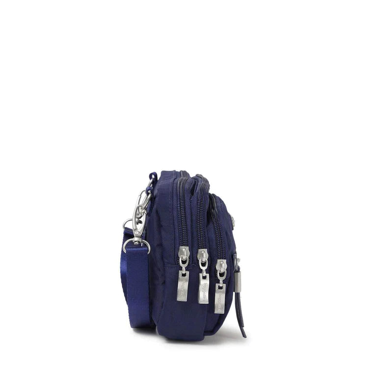 Baggallini Time Zone Rfid Crossbody Bag Navy MouraCuir