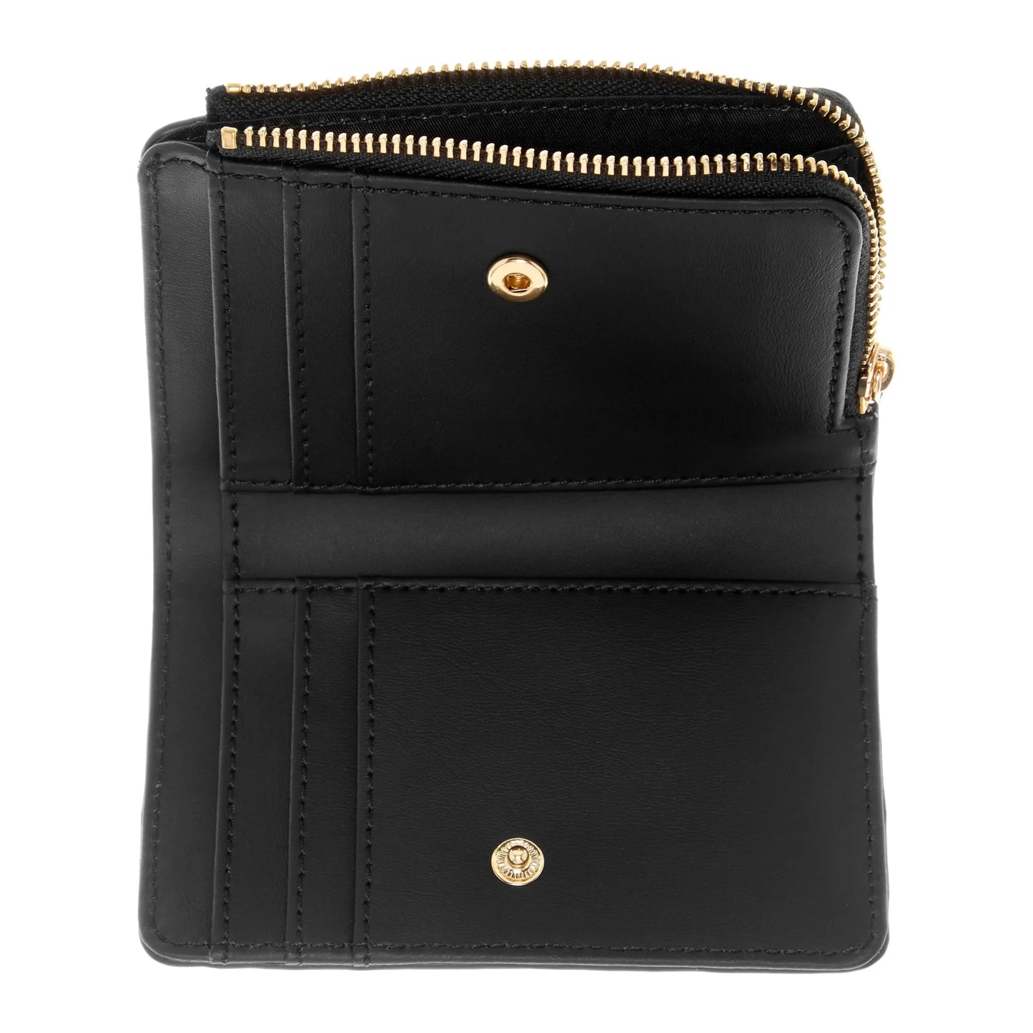 Guess Laurel SLG Porte-Cartes Zippé - Noir