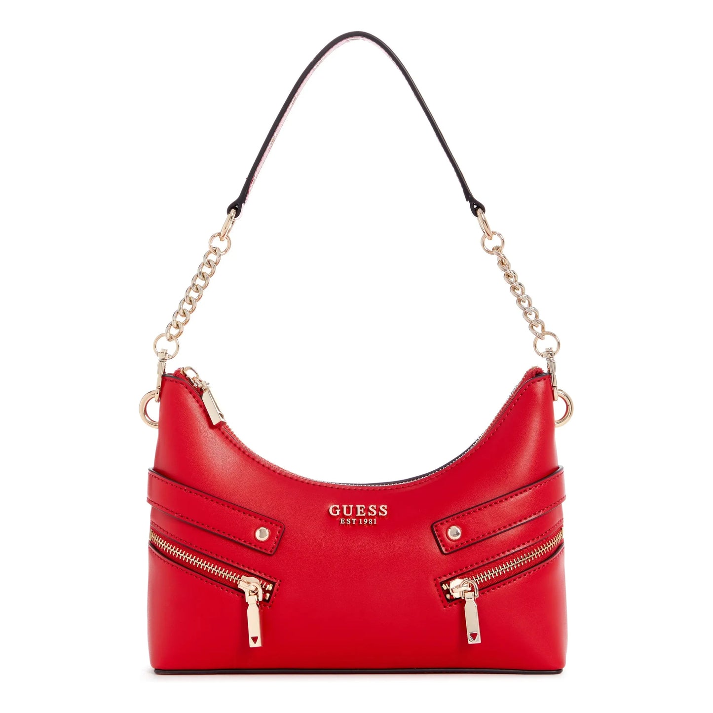 Devinez le sac à épaule Trissa Top Zip - Rouge